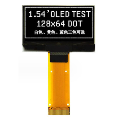 1.54 pollici OLED SSD1309 Display monocromo con interfacce SPI parallele e a 4 fili