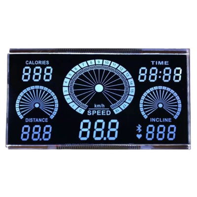 Display LCD a segmento personalizzato per carrelli elevatori, numero di cluster, display LCD monocromo