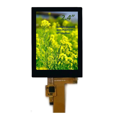 Modulo LCD touch screen Display leggibile dalla luce solare da 2,4 pollici, LCD touch screen da tutti gli angoli di visione da 2,4 pollici