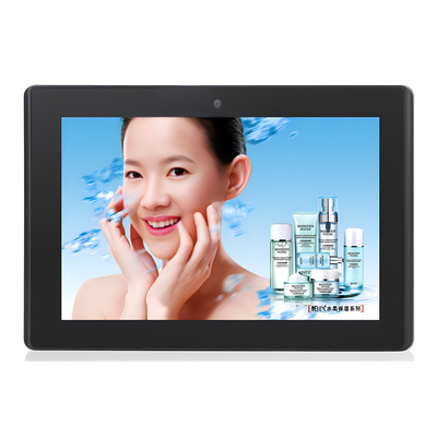 Display pubblicitario Android da 10 pollici con 1280x800 Multi Touch Wifi POE RJ45 Port LCD Monitor