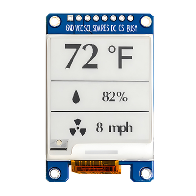 SPI Display con inchiostro elettronico da 1,5 pollici in bianco e nero 152x152 punti 1,54&quot; Display di carta elettronica