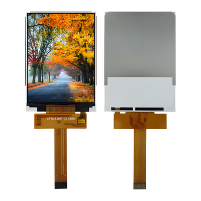 3.2 pollici SPI TFT LCD Display 240*320 pixel ZIF FPC 18 Pin ST7789V/ILI9341 Conducibile IC