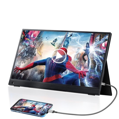 FHD 1920*1080 Portable Touch Monitor 15,6 pollici IPS Display per modalità di visualizzazione flessibili e grande angolo di visione