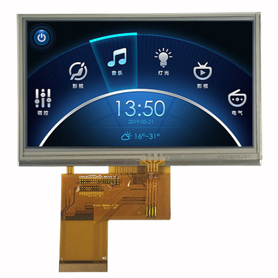 Quadro comandi LCD a 4,3 pollici di TFT 480x272 con il tocco resistente dell'interfaccia di RGB