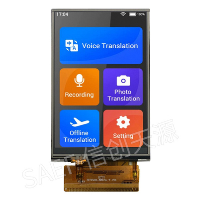 3.5 pollici touch TFT LCD display HVGA TN Tipo 320X480 MCU Interfaccia a 16 bit