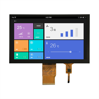 Display TFT da 7 pollici di grado industriale 1024X600 punti Interfaccia RGB con CTP