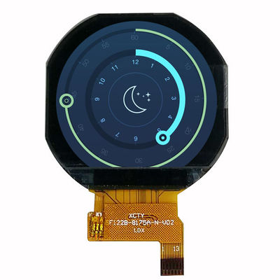 Qualità  Small Circular LCD Display , Round LCD Module Spi MCU Interface 1.22 Inch fabbrica