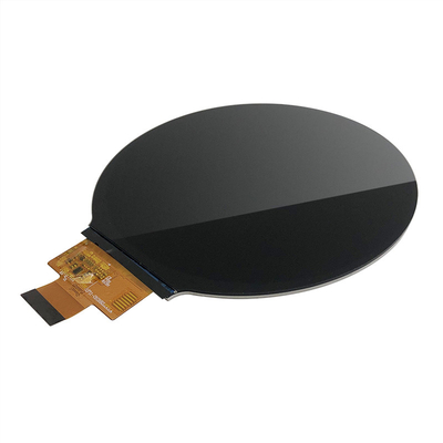 LCD TFT rotondo da 4 pollici, LCD circolare di grado automobilistico con interfaccia MIPI, luminosità da 500 a 1000 Nits per il cruscotto dell'auto