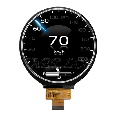 Display LCD TFT circolare da 4 pollici di grado automobilistico con luminosità superficiale di 1000 nits