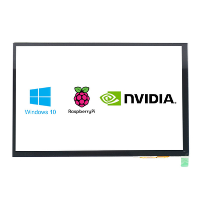 esposizione HDMI a 10,1 pollici di tocco di 300cd/m2-1000cd/m2 PCAP con il lampone pi compatibile