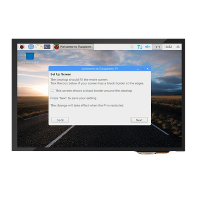 esposizione HDMI a 10,1 pollici di tocco di 300cd/m2-1000cd/m2 PCAP con il lampone pi compatibile