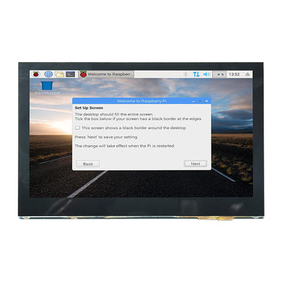 Schermo capacitivo a 4,3 pollici di carico di TFT di tocco di TFT HDMI dell'esposizione del mucchio compatibile con il lampone pi