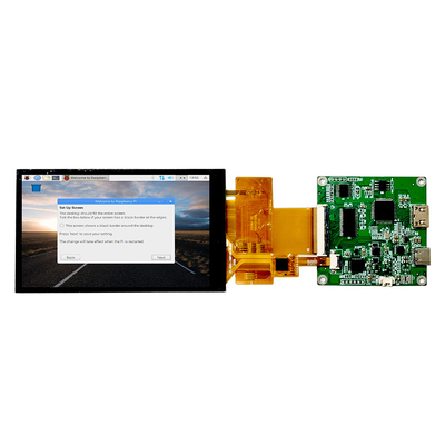Il lampone capacitivo il pi 4 Dsi di tocco HDMI visualizza l'angolo di visione completo a 4,3 pollici 800x480