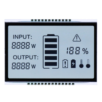 Dispositivo Bluetooth con schermo segmento personalizzato che visualizza temperatura, tensione, corrente, generatore di ossigeno, segmento LCD