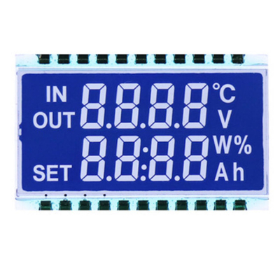 Display LCD Segmento schermo rotondo Tazza d'acqua octagonale VA Display LCD a sette segmenti per temperatura e umidità