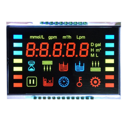 Dispositivo Bluetooth con schermo segmento personalizzato che visualizza temperatura, tensione, corrente, generatore di ossigeno, segmento LCD