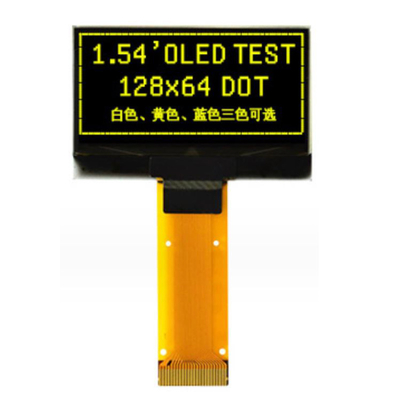 1.54 pollici OLED SSD1309 Display monocromo con interfacce SPI parallele e a 4 fili