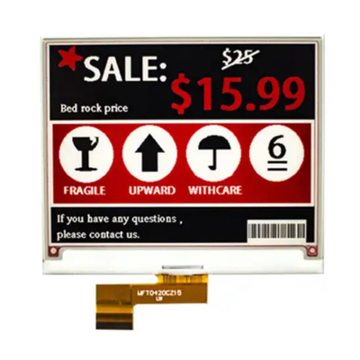 4Display di carta elettronica a colori da.2 pollici 400*300 punti per segnaletica Display ultra-sottile a basso consumo energetico