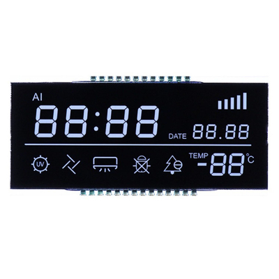 Pannello LCD TN personalizzato, LCD del contatore con voltaggio, corrente, temperatura, caratteri/segmenti di potenza