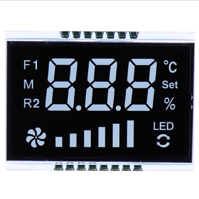 Pannello LCD TN personalizzato, LCD del contatore con voltaggio, corrente, temperatura, caratteri/segmenti di potenza