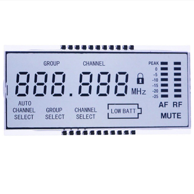 Pannello LCD TN personalizzato, LCD del contatore con voltaggio, corrente, temperatura, caratteri/segmenti di potenza
