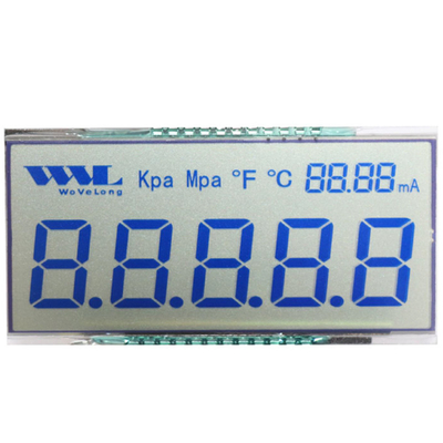 Pannello LCD TN personalizzato, LCD del contatore con voltaggio, corrente, temperatura, caratteri/segmenti di potenza