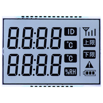 Pannello LCD TN personalizzato, LCD del contatore con voltaggio, corrente, temperatura, caratteri/segmenti di potenza