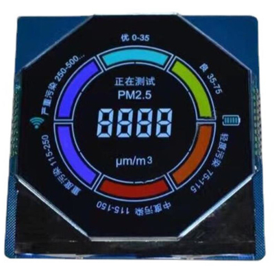 Display LCD a segmento personalizzato per carrelli elevatori, numero di cluster, display LCD monocromo