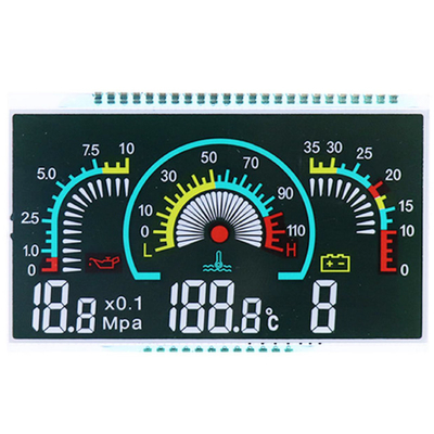 Display LCD a segmento personalizzato per carrelli elevatori, numero di cluster, display LCD monocromo