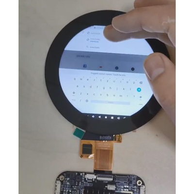 3.4 Inch Custom Round Lcd Android RK3566 Display pubblicitario con PCAP Touch