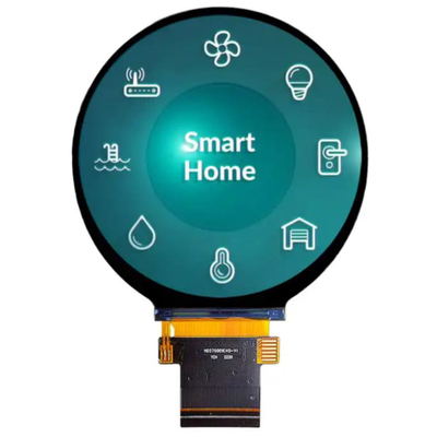 2.8 pollici 480x480 Round TFT LCD Display Module con Tst -30°C a 80°C e 40pin ST7701S SPI RGB Interface
