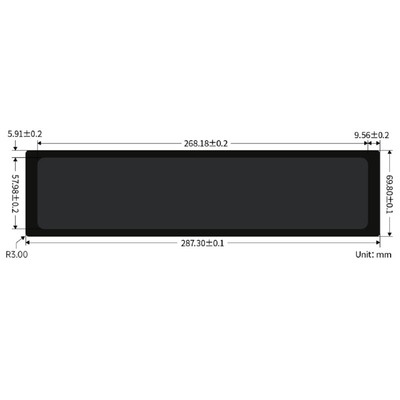 11.9 Inch Stretched HD Capacitive Touch Monitor supporta Raspberry Pi Jetson Nano e Windows con luminosità regolabile