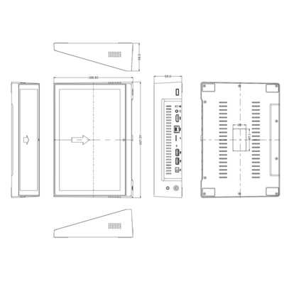 10.1 pollice Wifi Android Touch Tablet All-In-One Pc 1280*800 Ips Tipo di paesaggio a pieno angolo Per dispositivo di chiamata