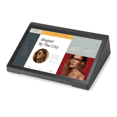 10Display touchscreen Android a forma di W da.1 pollici con processore quad core A55 PC Android tutto in uno