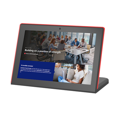 10.1 pollici Android Touch Screen Display 1280x800 Desktop a forma di L con porta POE RJ45