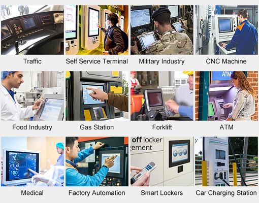 PC tablet a muro da 14 pollici Touch All In One 1920*800 IPS Full HD RK3399 WIFI Android Player
