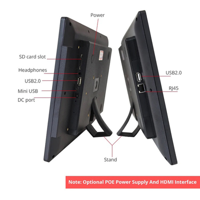 15.6' Indoor Interactive Lcd Digital Signage Display Commercial Advertising Video Media Player Android Wifi tutto in uno