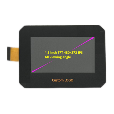PCAP TFT Display 4,3 pollici Cina TFT Display LCD grafico 480*272 IPS RGB 40 pin Con schermo touch capacitivo