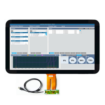 PCAP TFT Display 21,5 pollici FHD 1920*1080 Risoluzione, LVDS 21,5 pollici TFT LCD Display con driver di retroilluminazione LED integrato