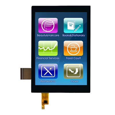 PCAP TFT Display 4 pollici (3,97"), 4 pollici TFT LCD SPI+RGB Interfaccia IPS Con schermo tattile capacitivo