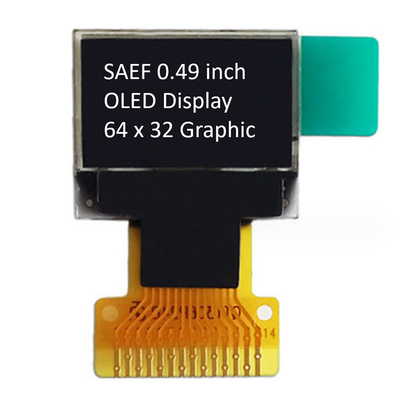 0.49 pollici OLED Display Module 64x32 Display grafico di grado industriale