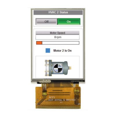 Modulo di visualizzazione LCD TFT da 2,4 pollici 240x320 RGB Interfaccia MCU SPI con touch screen