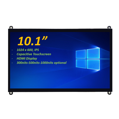 10.1" 1024x600 IPS PCAP touchscreen capacitivo TFT LCD Support HDMI Connector