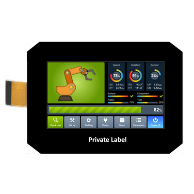 PCAP TFT Display 4,3 pollici Cina TFT Display LCD grafico 480*272 IPS RGB 40 pin Con schermo touch capacitivo