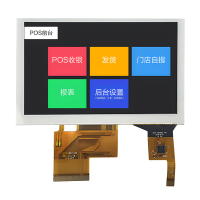 Esposizione LCD a 5 pollici di tocco di TFT, touch screen capacitivo industriale 800×480