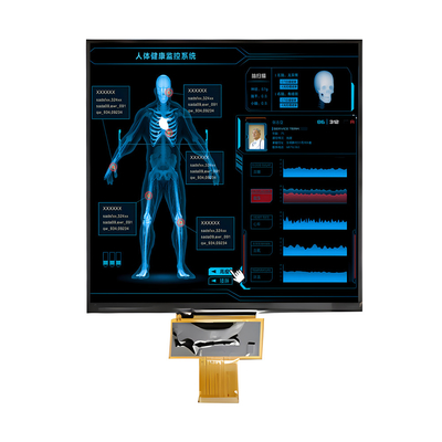 Pannello LCD ad alta luminosità 1000 Nits 7,6 pollici IPS quadrato TFT LCD Display 800x800 punti con interfaccia MIPI