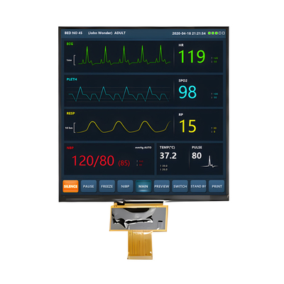 Pannello LCD ad alta luminosità 1000 Nits 7,6 pollici IPS quadrato TFT LCD Display 800x800 punti con interfaccia MIPI