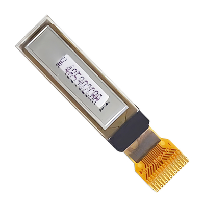 0.87 pollici 128x32 Piccolo display OLED IIC Interfaccia testo bianco