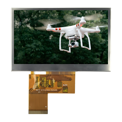 4.3 pollici IPS 480 * 272 pixel TFT LCD Display ST7283 Driver IC Tutti gli angoli di visione