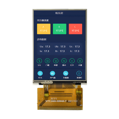 TFT LCD fornitura di fabbrica 2.4 pollici QVGA 240x320 punti MCU&amp;RGB Interfaccia con RTP
